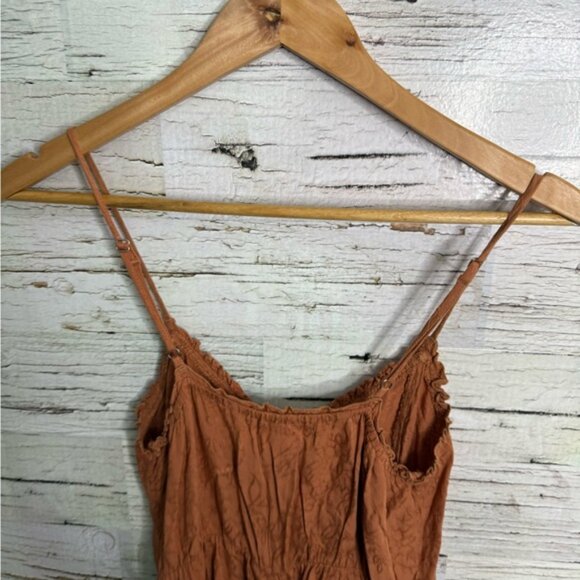 Salt water luxe womans embroidered brown Jumpsuit size xs - Picture 5 of 8
